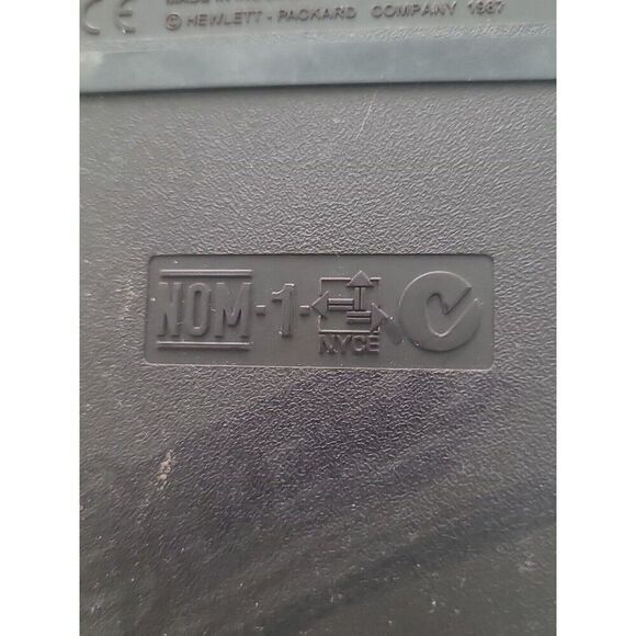 HP-10B Business Calculator Hewlett Packard business vintage retro brown - Picture 4 of 14